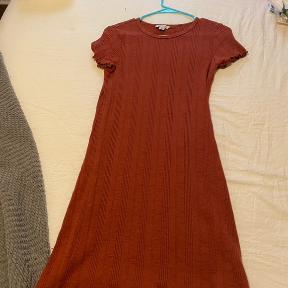 American Eagle rust colored mini dress - Picture 2 of 4